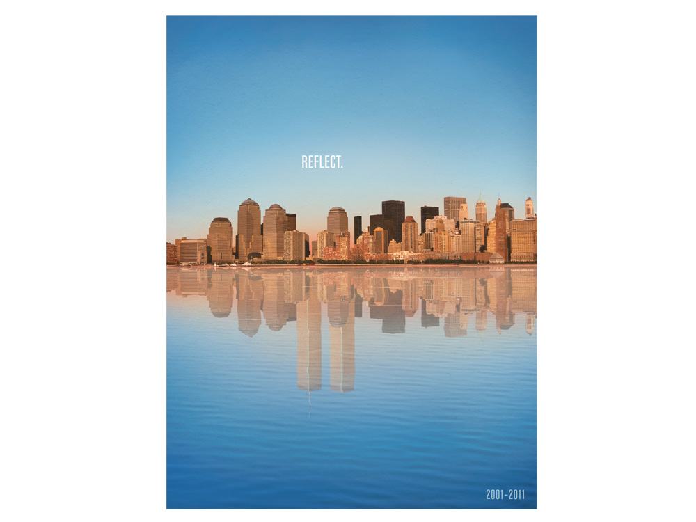 Poster Design 2014 Submission Spotlight: 9/11 Reflect - Graphis Design Blog