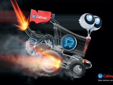 Calimax Logo "The Crazy Cart", designed by Freaner